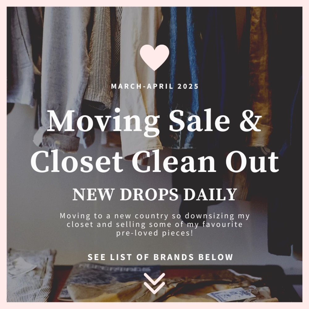 CLOSET SALE: NEW DROPS DAILY